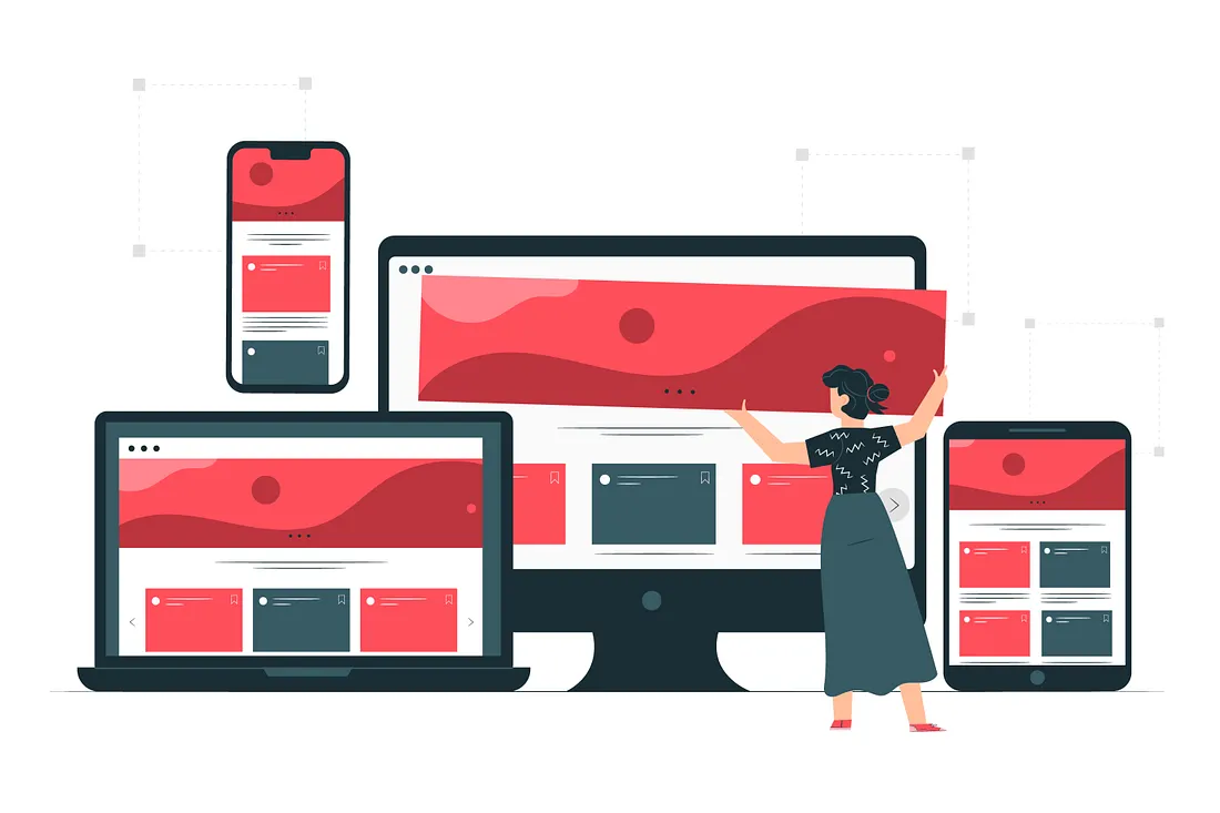 Illustration of modular adaptive design in Angular for responsive UI